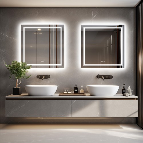 13-Size Smart LED Bathroom Mirror Anti-Fog Dimmable 3 Color Temperature AU Plug - Picture 55 of 89