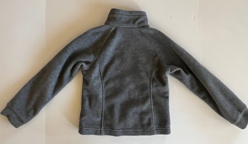 Toddler Columbia Gray Unisex Fleece Full Zip Up Jacket Coat Size XS 6-6X - Picture 6 of 7