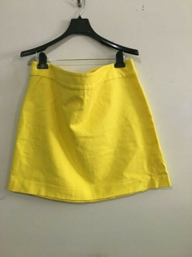 Ann Taylor Loft Size 18 Sunshine Yellow Cotton Pencil Skirt Stylish Women