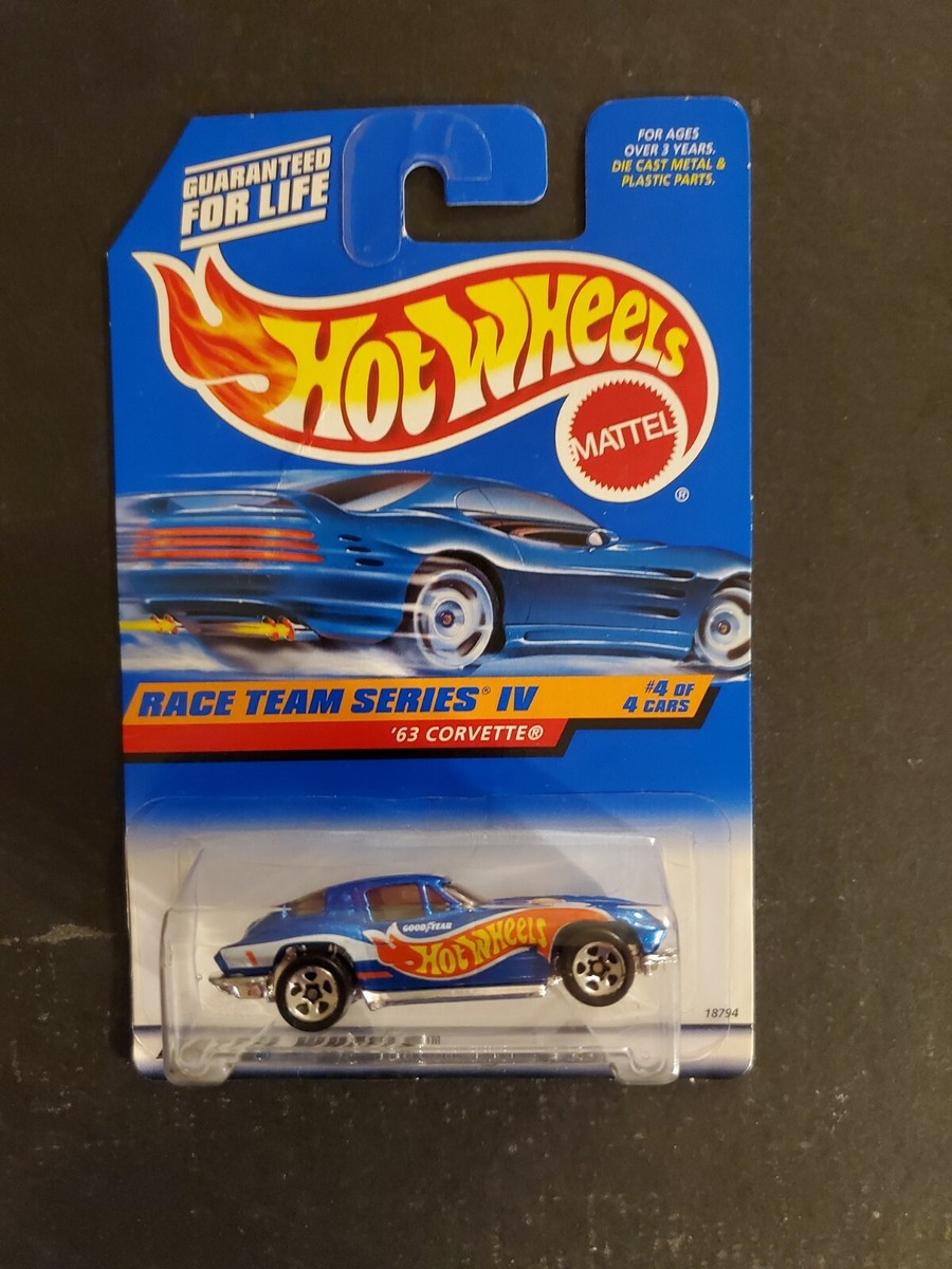 ホットウィール ‘63 CORVETTE RACE TEAM SERIES IV Amazon.com: HOT Wheels 63 Corvette 1998 Race Team Series Iv