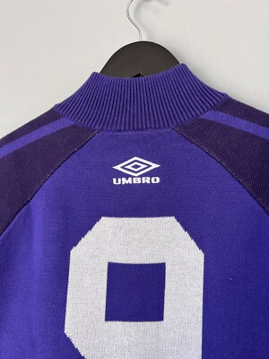 Supreme x Umbro Zip Up Sweater - Size Medium - Purple - NEW