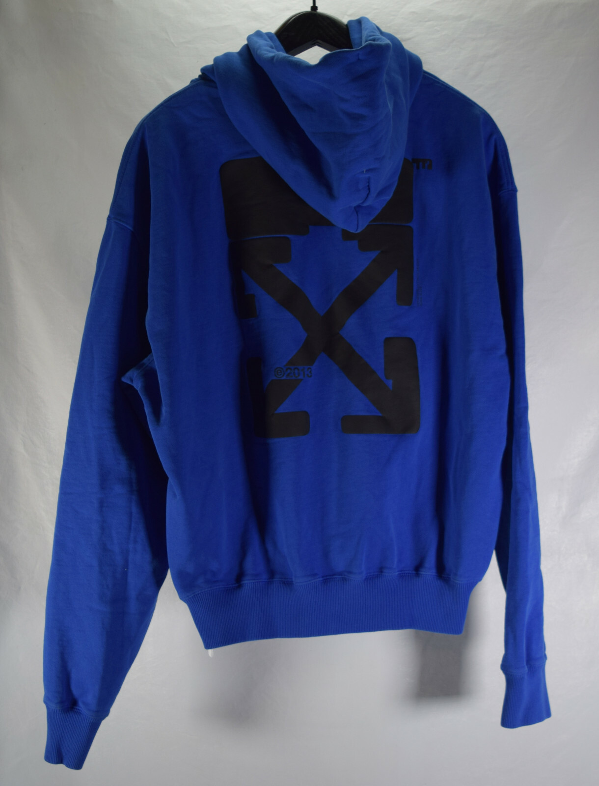 Off-White Mens Arrows Hoodie 2XL Blue LG-425