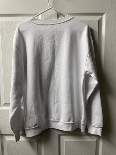 Disney Mickey Mouse Sweatshirt Junior 19 XXLG White Graphic Long Sleeve Pullover - Picture 4 of 4