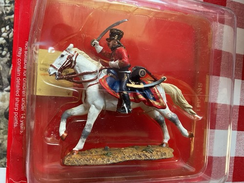 DEL PRADO CAVALRY OF THE NAPOLEONIC WARS FRENCH HUSSARS OFFICER CHARGING 1807 - Picture 5 of 15