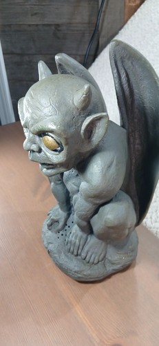 2007 Magic Power Halloween Talking Gargoyle Talks Motion Sensor Or Push Button - Picture 3 of 9