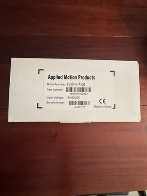 Applied motion products SV2D10-IP-DE Powered Digital Servo Drive W/ Ethernet IP 