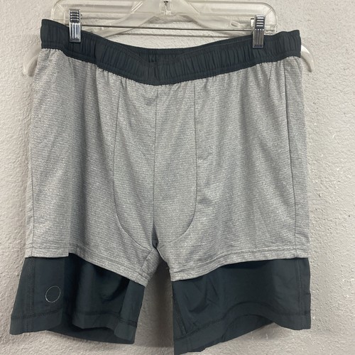 Vuori Kore Shorts Mens XXLGray Lined Performance Tech Active Gym - Picture 7 of 9