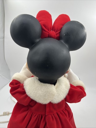 Vintage Mickey Unlimited Santa’s Best Christmas Minnie Mouse Animated 20” TESTED - Picture 9 of 17