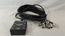 Mint Hosa Pro-Conex Little Bro' Sub Snake 8 x XLR Mic Stage Box 50ft SH-8X0-50