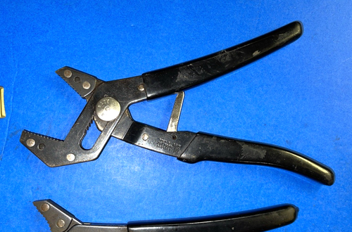 VINTAGE CRAFTSMAN TOOLS 3 PC. BLACK HANDLE ROBOGRIP DIFFERENT HEAD SHAPE PLIERS - Picture 18 of 24