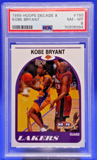 1999 HOOPS DECADE X #150 KOBE BRYANT PSA 8 NM-Mint Los Angeles Lakers