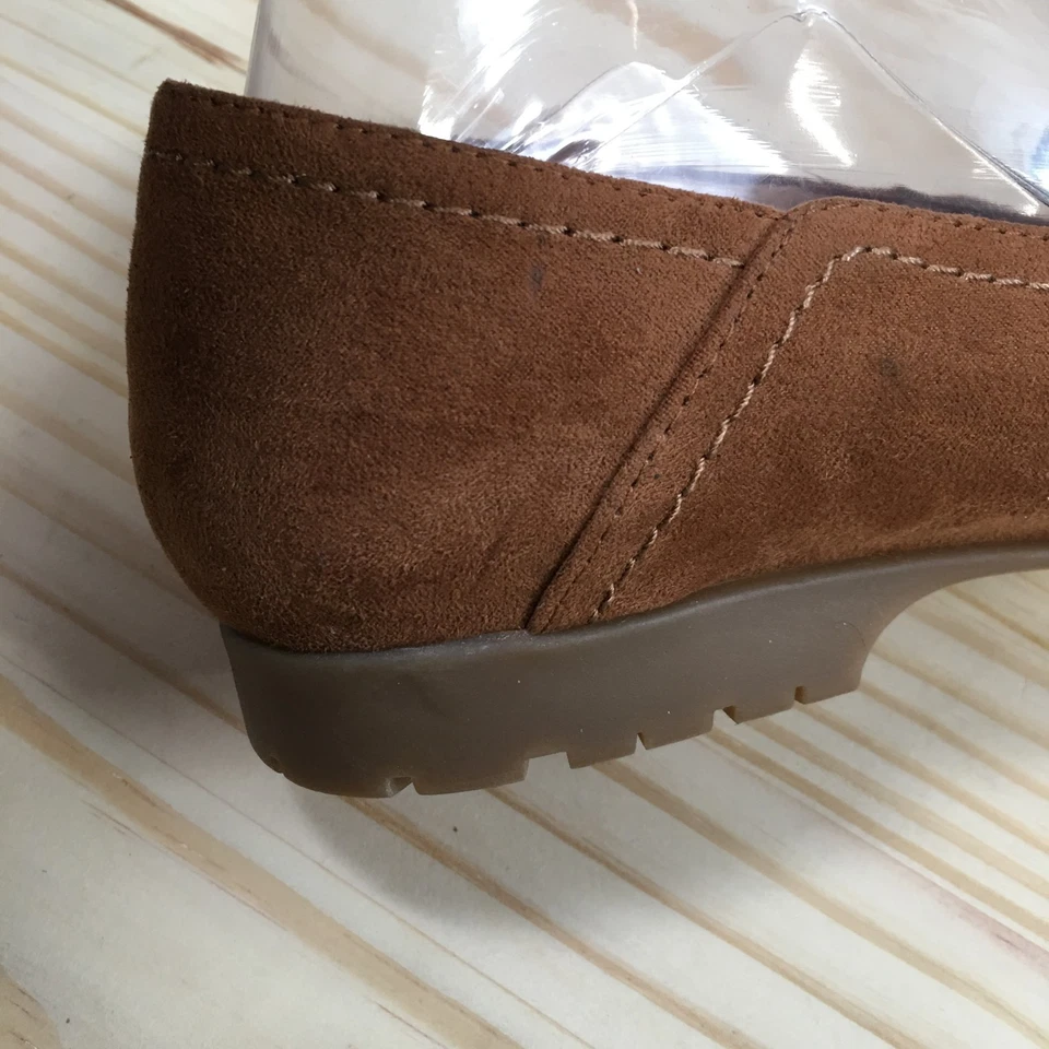 Naturalizer Shoes Womens 9 M Dannah Loafers Brown Fabric Slip On Casual Comfort - Image 2 of 4