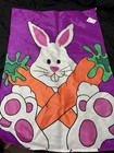 New ListingVintage 1994 Easter Bunny Flag Banner Decor Nce Large Double Sided 28”x40” New