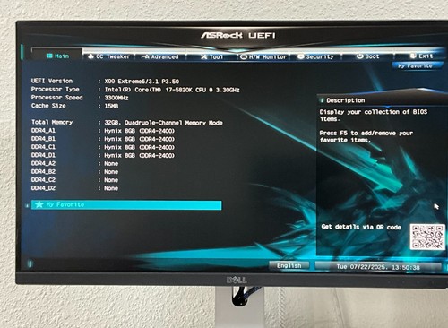 ASROCK X99 EXTREME6 3.1 MOTHERBOARD LGA 2011-v3 + i7-5820K + 32GB DDR4 + I/O - Picture 5 of 12