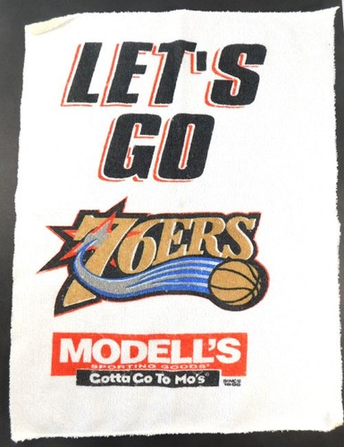 Modell's Sporting Goods Let's Go 76ers Basketball Sports Hand Towel - 第 1/4 張圖片