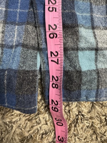 Pendleton Limited Edition Beach Boys Wool Board Shirt Large Blue Plaid *See Pics - Picture 21 of 22