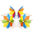 144 Stück Einweg-Cocktail-Regenschirm- Kreatives Fruchtdekor-Kupfer für