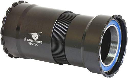 Wheels Mfg 386Evo Dub Thread-Together Bottom Bracket - ABEC-3 Bearing Black, ... - Picture 2 of 2