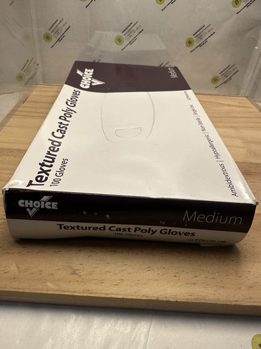 Auswahl Medium Einweg Lebensmittel Service Poly Handschuhe - 100 Stück - Bild 3 von 3