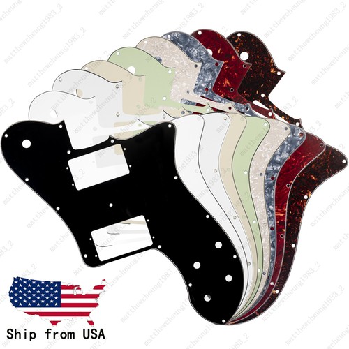 Gitarre Schlagbrett Kratzplatte für Fender MIM Tele 72 Deluxe breite Palette 8 Farben - Bild 1 von 11