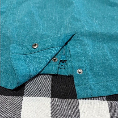 Giacca donna Duluth Trading Mist Master taglia XL teal elasticizzata cappuccio tasche - Foto 12 di 12