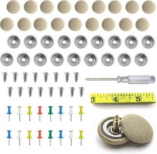 60PCS Car Roof Headliner Repair Kit, Auto Roof Snap Rivets Retainer for Interior