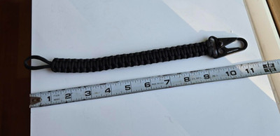 Armotech 12'' paracord lanyard keychain
