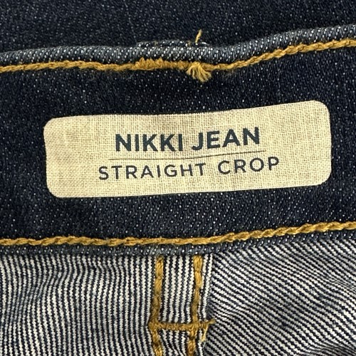 Sportscraft Nikki Jean Women AU 14 (35x23) Blue Denim Straight Crop Hi Rise NEW - Picture 5 of 19