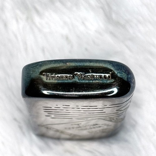 Encendedor de aceite Vivienne Westwood negro cromo sello grande ORB Zippo, ¡súper raro!! - Imagen 14 de 15