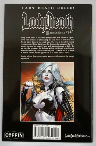 Ataúd Lady Death Revelations #1 2017 edición Cruel casi nuevo - Imagen 2 de 9