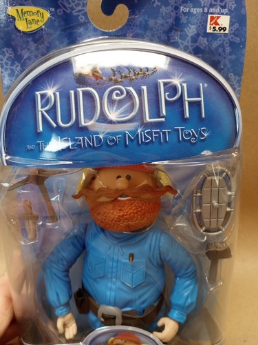 Yukon Cornelius w/Snowshoes Action Figure 2002 Rudolph Island of Misfit Toys - Picture 2 of 8