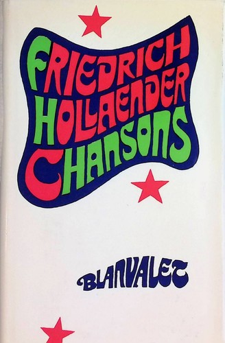 Chansons. Hollaender, Friedrich: