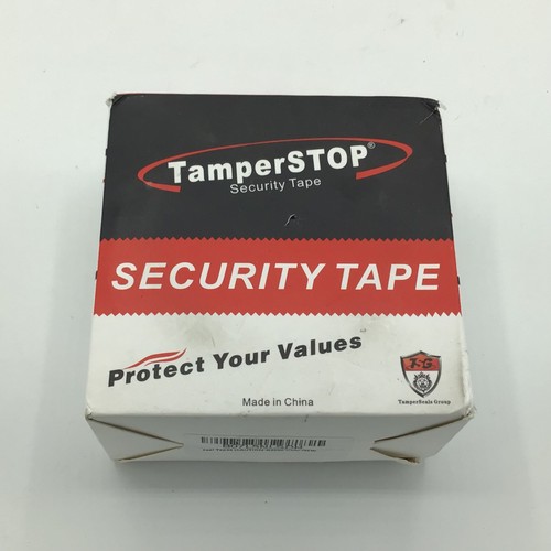 TamperSTOP Security Tape 2 Rolls Total Transfer Proof CAUTION-R2550 USA New - Picture 3 of 5