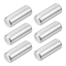 25Pcs 8mm x 20mm Dowel Pins 304 Stainless Steel Support Shelves Pegs, Silver