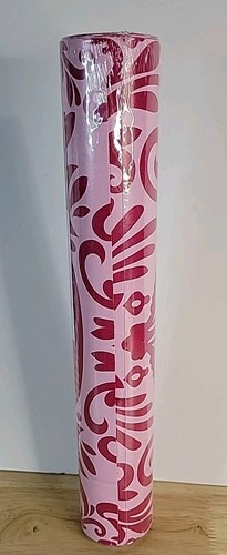 BRAND NEW Bridgerton Dark Pink Floral Table Runner 12 In X 24 Ft - Picture 3 of 8