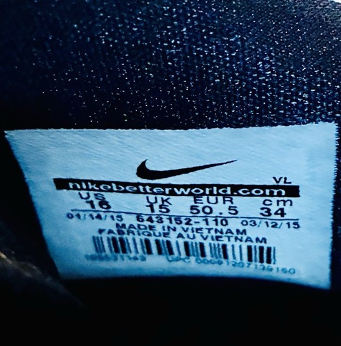 Nike Vapor Speed Low D Football Cleats size 16 Like New,Pre-Owned Never Worn - Picture 7 of 7