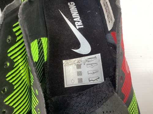 Nike Free Trainer 3.0 V4 Black Red Volt Trainingsschuhe 749361-066 Größe 7 1c getragen - Bild 14 von 15