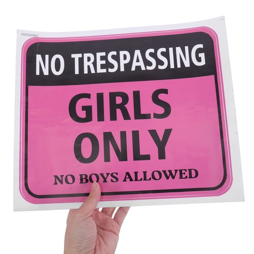 Wonderever Wall Decals Pink Bedroom Door Signs Bright Back Girl Stickers - Imagen 8 de 12