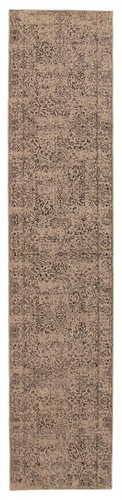 Vintage Hand-knotted Runner Rug 2'7" x 12'10" Traditional Carpet