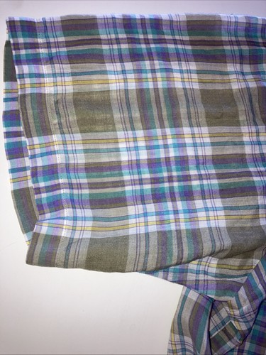 Arrow Sport Vintage-Men’s -Poly-Cotton-Lg-SS-Shirt-Teal/Blue-Purple-Yellow-Green - Picture 19 of 23