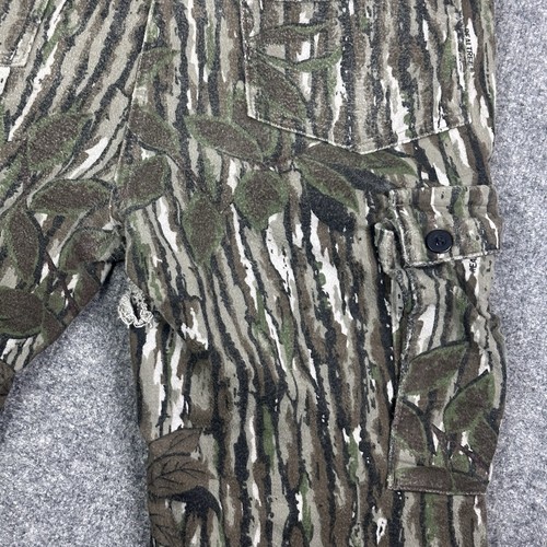 VTG Walls Realtree Camo Pants Mens Medium Cargo Pockets 90s Hunting 33x30 READ - Picture 6 of 20