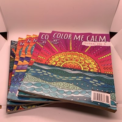Color Me Calm Kaleidoscope Myth & Magic 6 Books Coloring Template Topix Framable