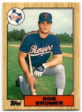 1987 Topps Traded Bob Brower Texas Rangers #10T