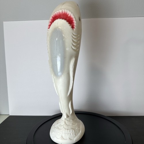 AJ Renzi Blow Mold Great White Shark Jaws Vintage 19" Coin Piggy Bank - Picture 6 of 17