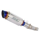 For Yamaha YZF R6 2006-2023 Slip on System Exhaust Tips Mid Pipe Replace Muffler