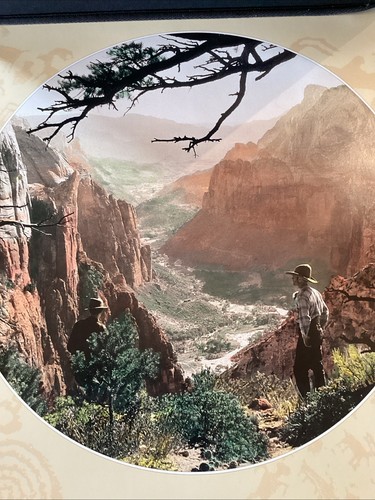 Vtg 2002 Poster Zion National Park 1929 Photo 16x20” Sanctuary New With Flaw - Picture 2 of 6