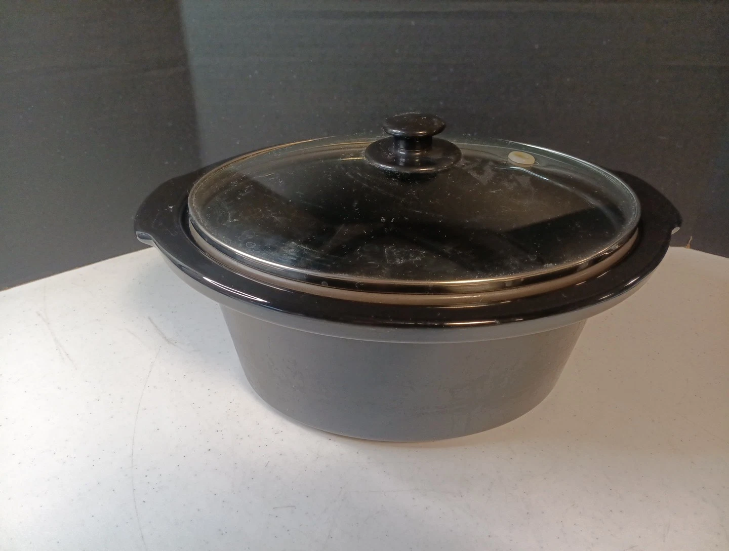 Hamilton Beach Ceramic Insert 33268 4 Qt Oval Black | Slow Cooker Replacement