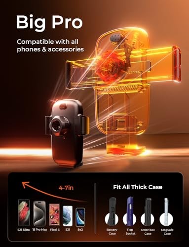  Back to School Phone Mount for Car Vent [Never Blocking] 360 Rotatable black - Photo 5 sur 13