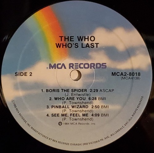 THE WHO - WHO’S LAST - 2-LP - VERY RARE - BRAND NEW (SEALED) - FREE SHIPPING! - Picture 4 of 9