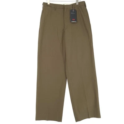 Levi's Chino Homme Pantalon Trousers Made & Crafted EL1 Vert Taille 33 W33 L34 - Photo 1/4